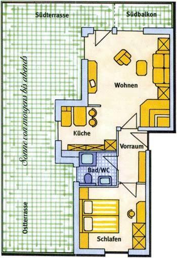 Suite mit 1 Schlafzimmer