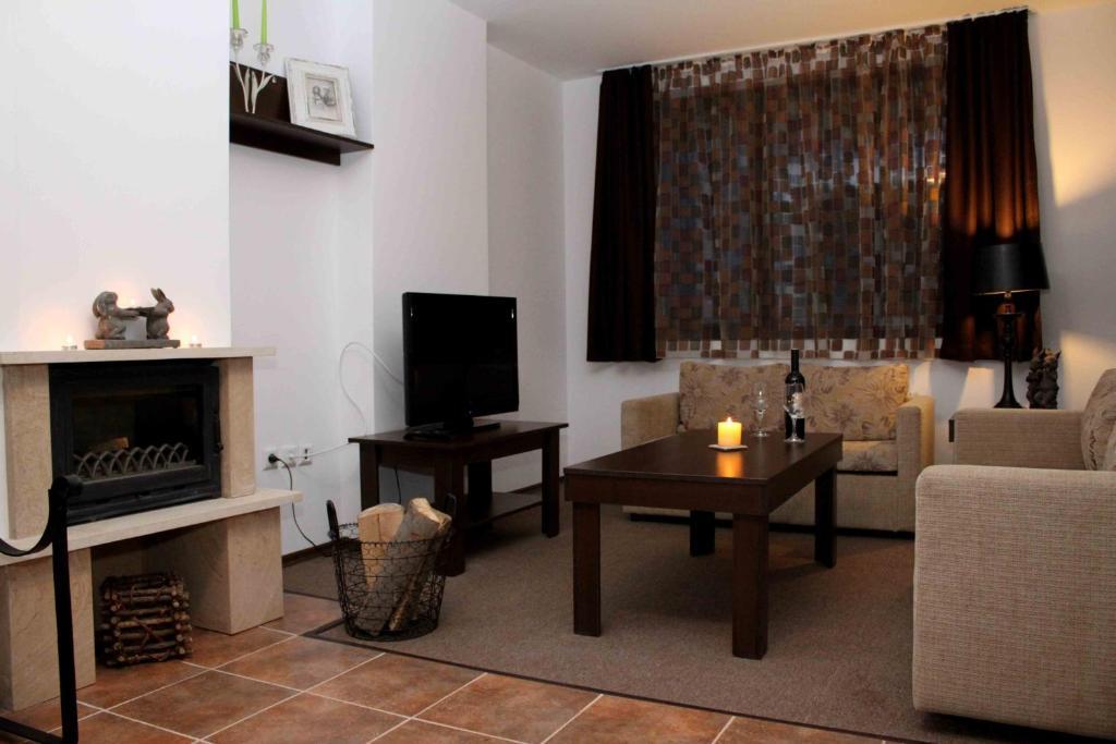 Apartment mit 2 Schlafzimmern und Kamin