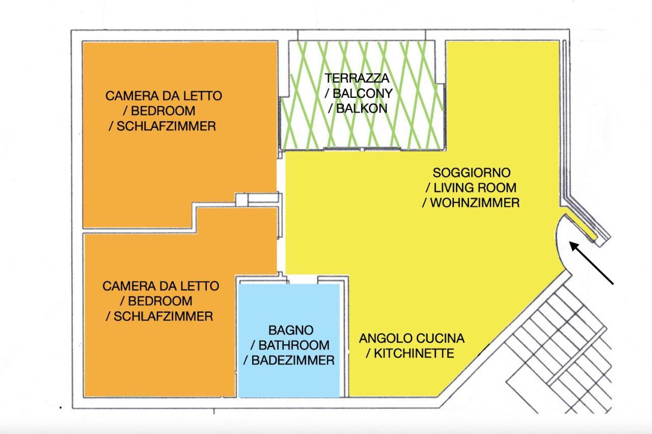 Apartment mit 2 Schlafzimmern