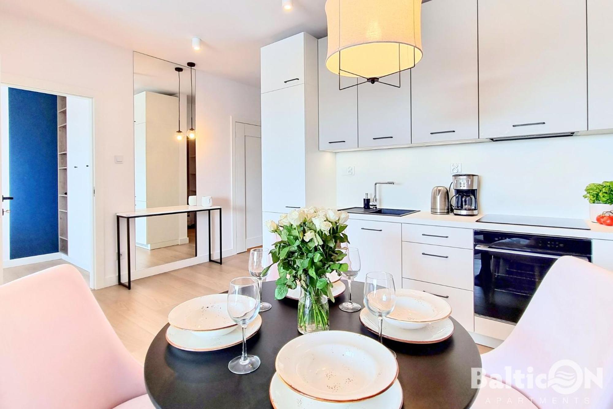 Apartment mit 1 Schlafzimmer und Balkon