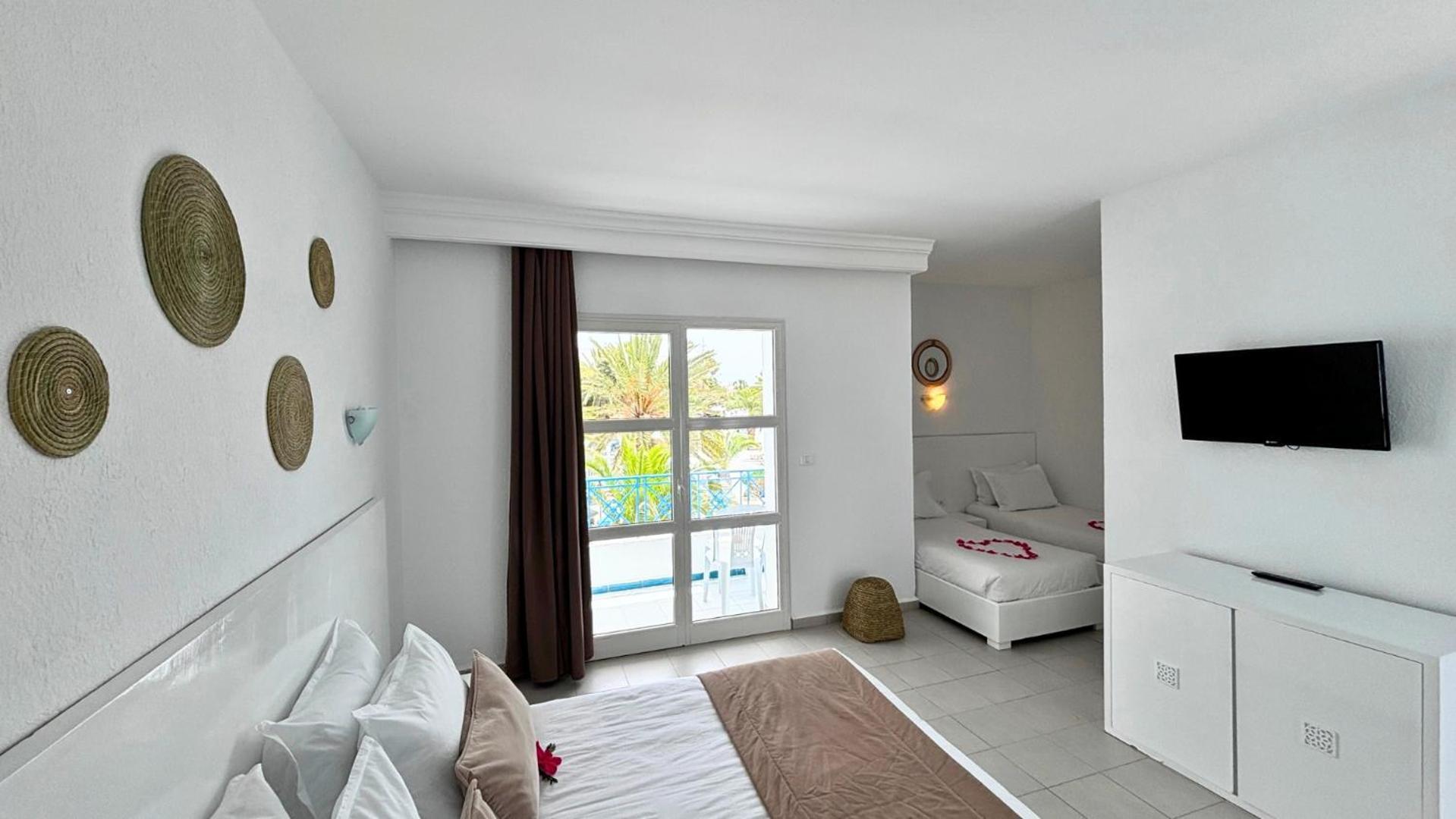 Vierbett-Bungalow mit Gartenblick