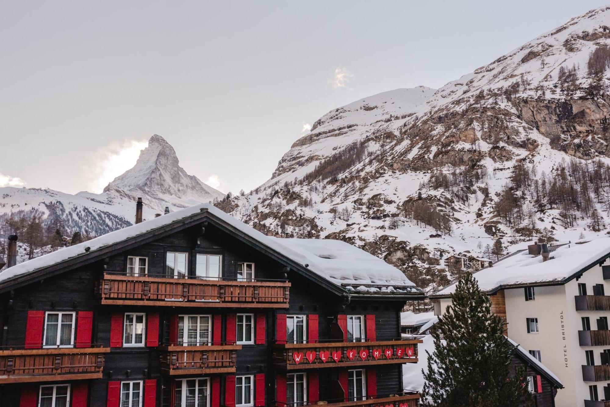 Panorama Deluxe Zimmer mit Blick auf das Matterhorn