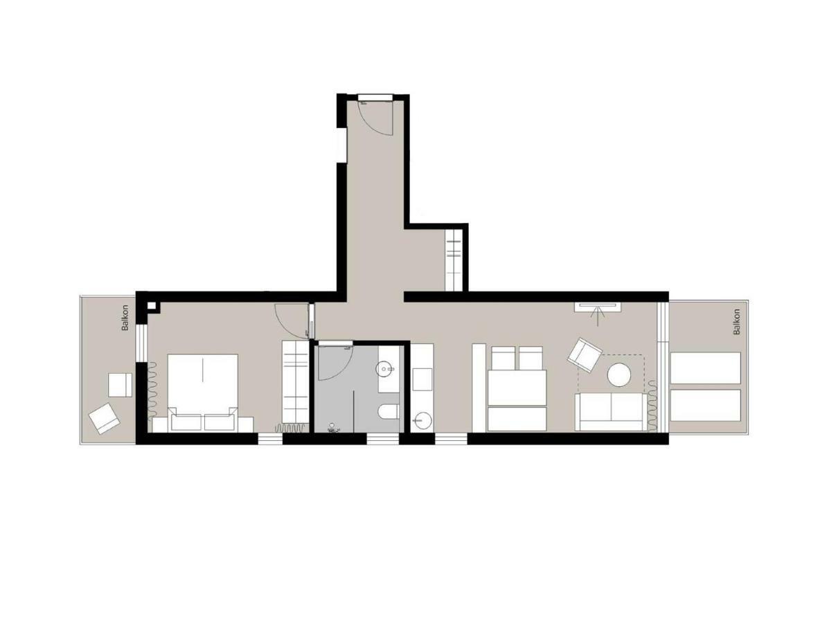 Apartment mit 1 Schlafzimmer