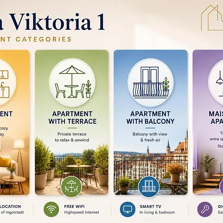 Villa Viktoria 1 - Apartments - City Center-2