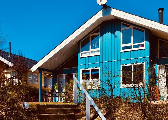Komfort-Ferienhaus - Extertal-Ferienpark für 1-5 Personen Sauna Natur