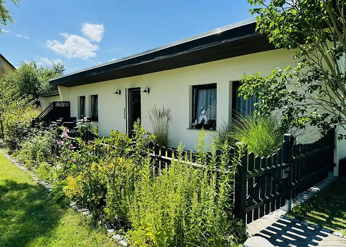 F-1112 Ferienwohnung Lobbe Haus strandnah, Terrasse