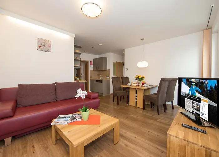 Ferienvermietung: Appartement Living Schoenwies Apartments With Private Infrared Cabin And Including Leisure Centre Next Door